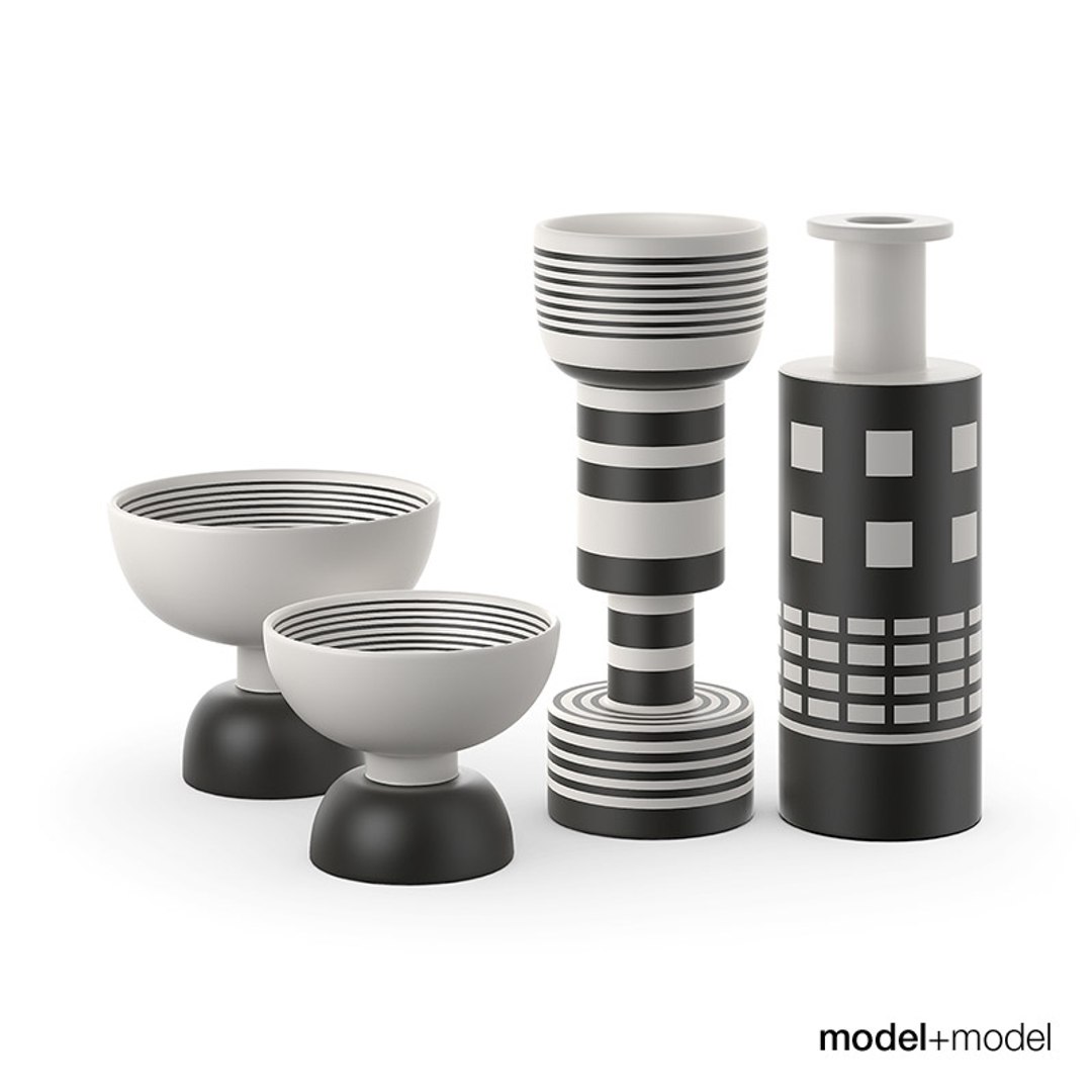 エットーレ・ソットサス〗Bitossi ビトッシベースART.548 Sottsass