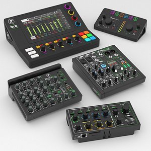 3D Mackie music Collection model