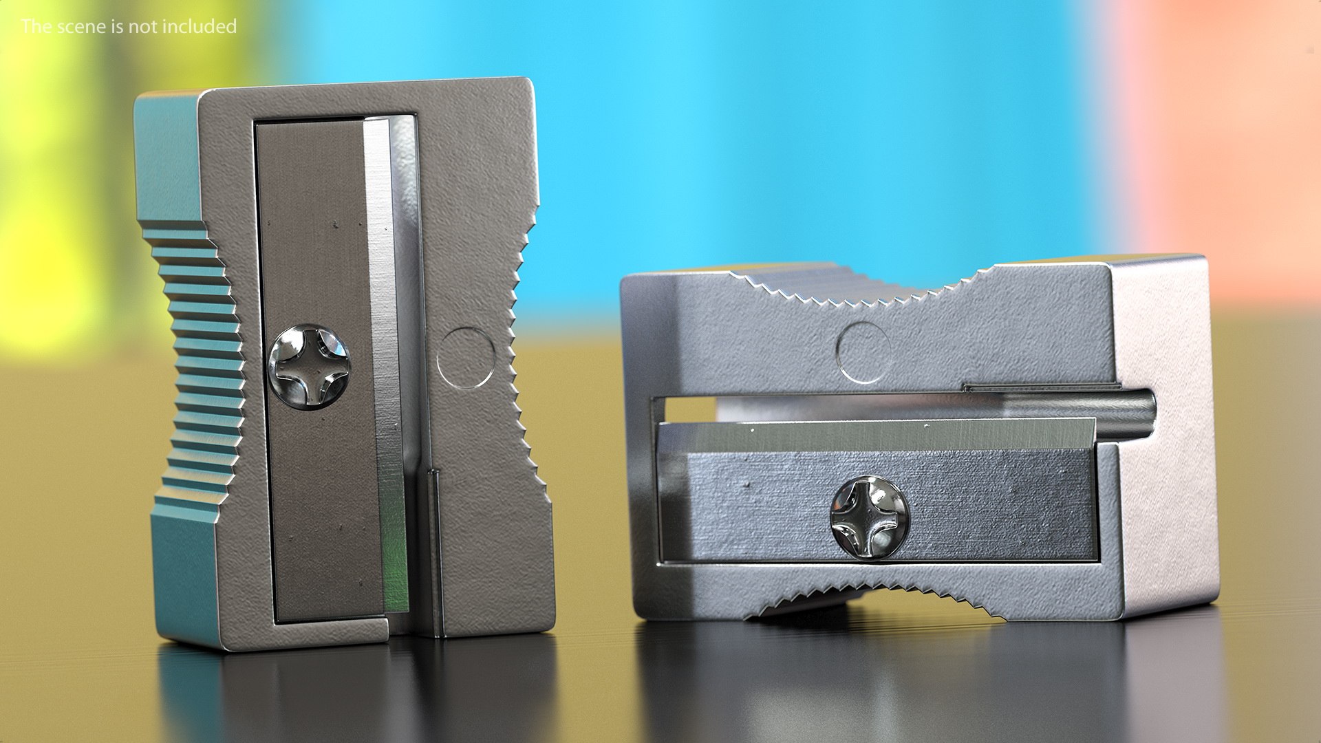 Metal Pencil Sharpener 3D model preview