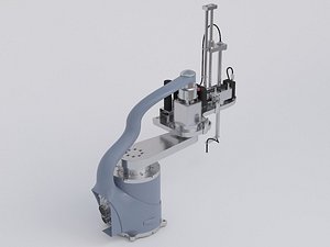 Cylindrical coordinate type industrial machine 3D model