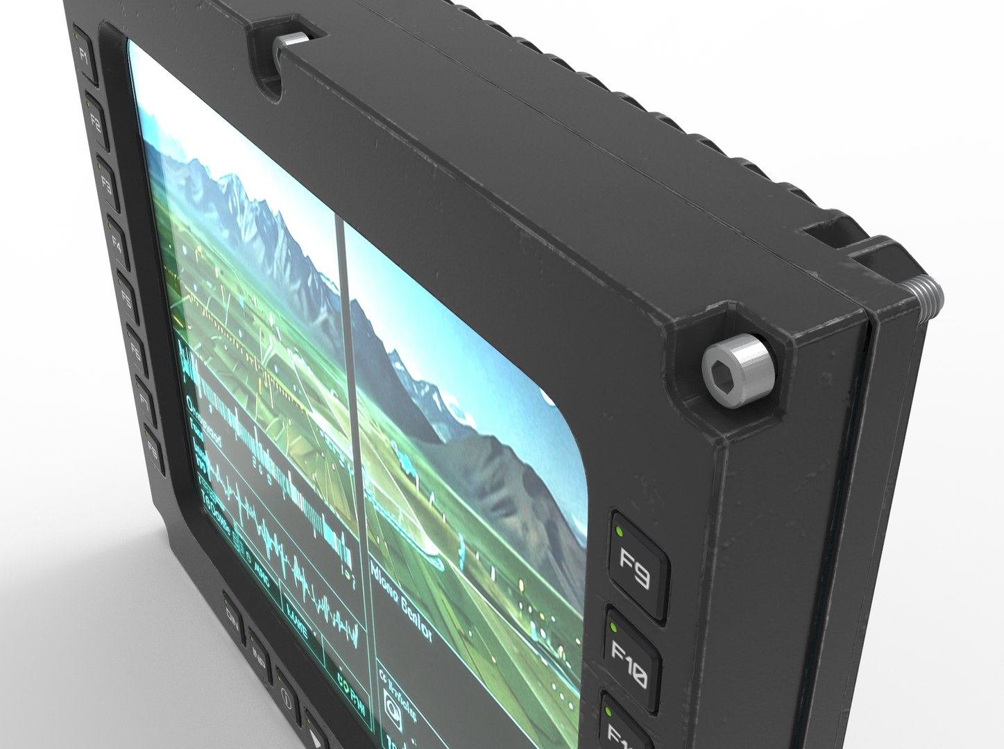 3D Military Rugged Display Model - TurboSquid 2449177
