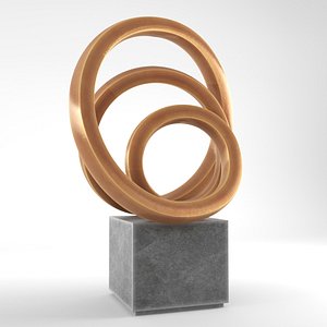 Modern Decorative Abstract Bronze Art Sculpture 23