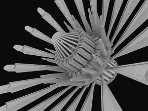 3d satellite space station model
