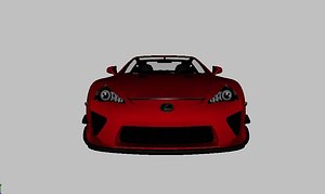 3d model lexus lfa