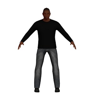black male model