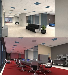 3D 3d-scenes - office 04 model