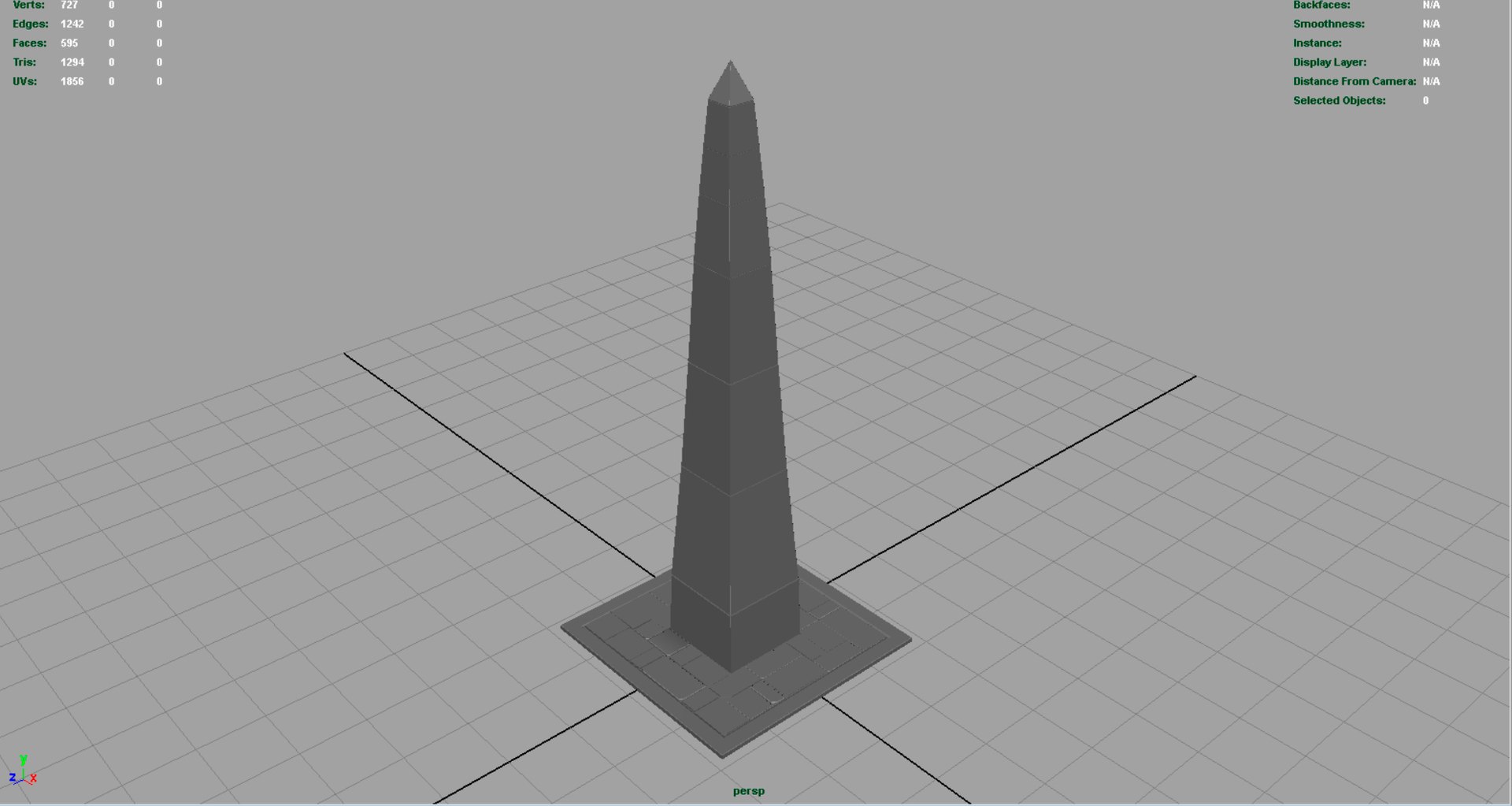 Obelisk Model - TurboSquid 1366828