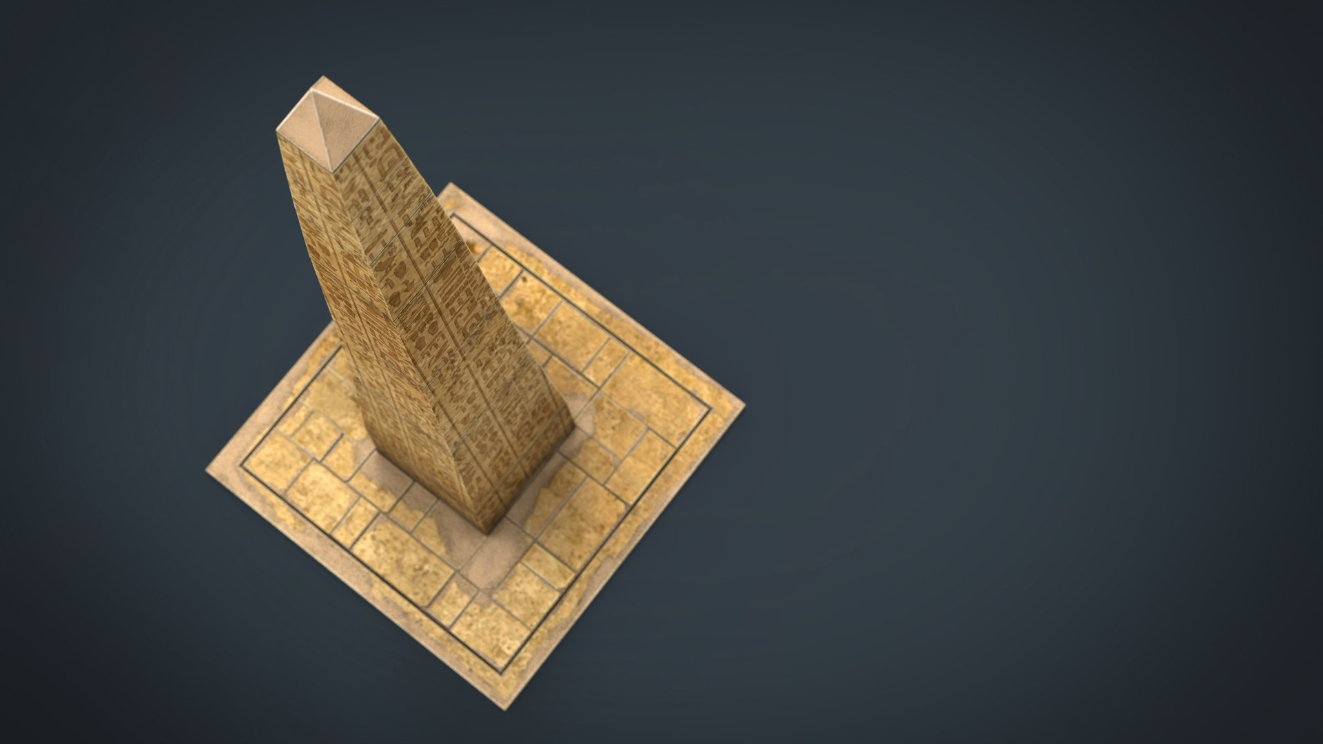 Obelisk Model - TurboSquid 1366828