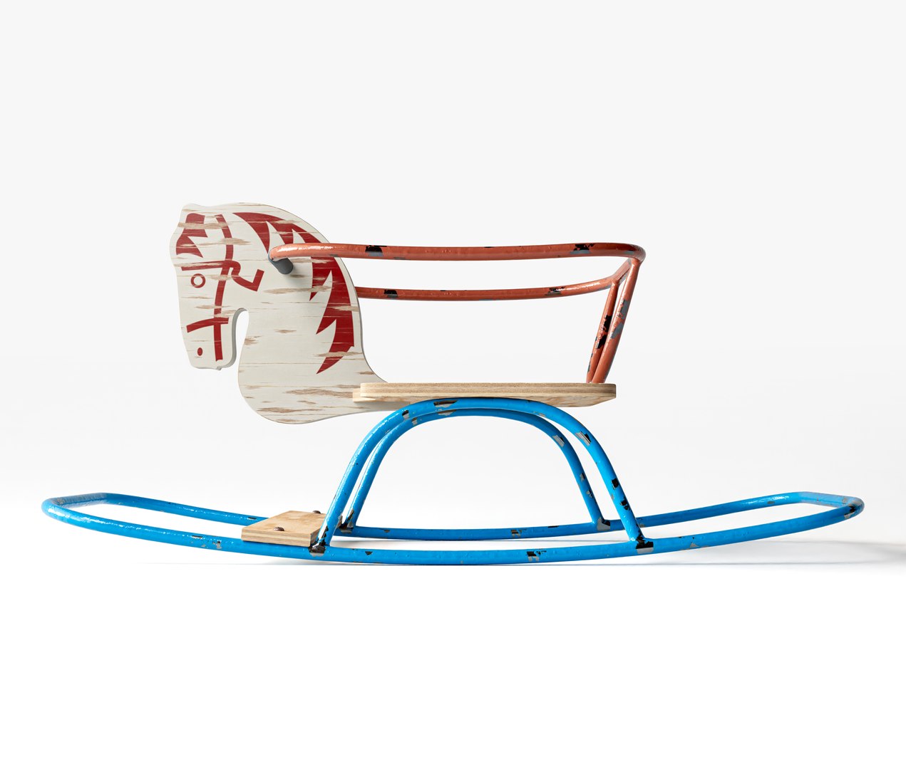 Rocking Horse Vintage Model - TurboSquid 2012352