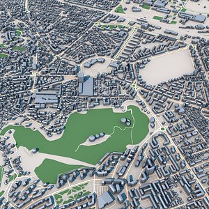 3D Brasov Romania Map