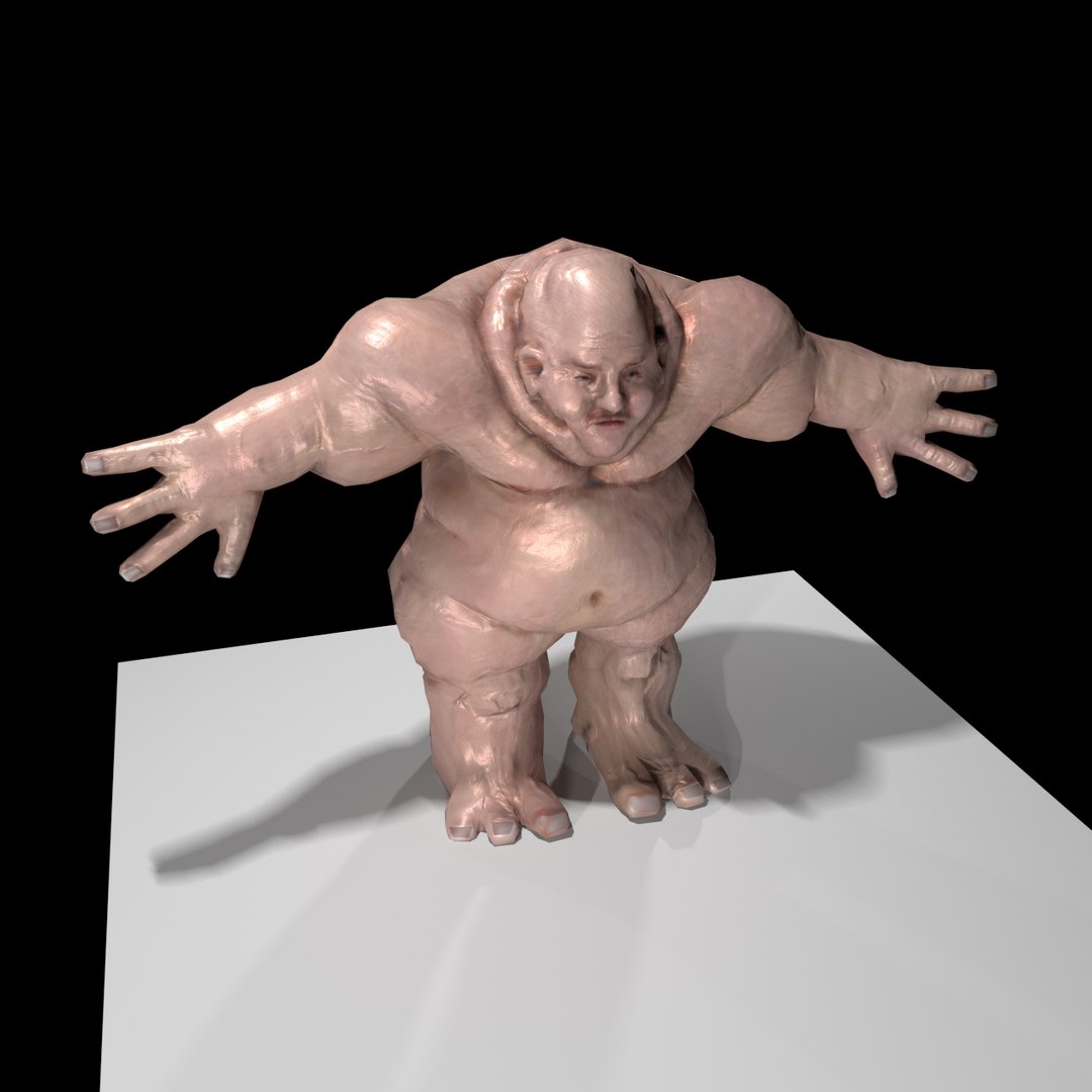 Fatty Humanoid 3d Model