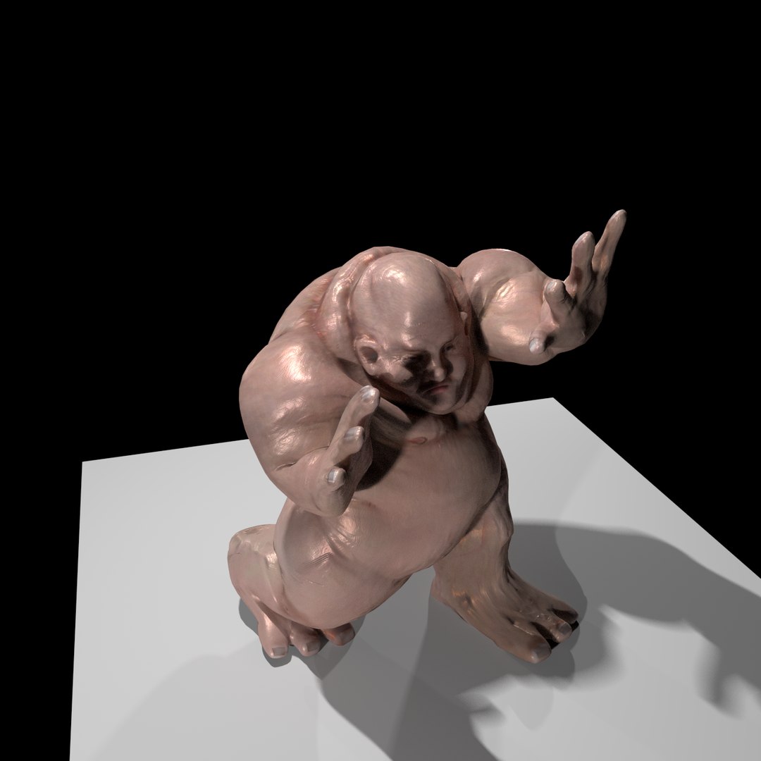 Fatty Humanoid 3d Model