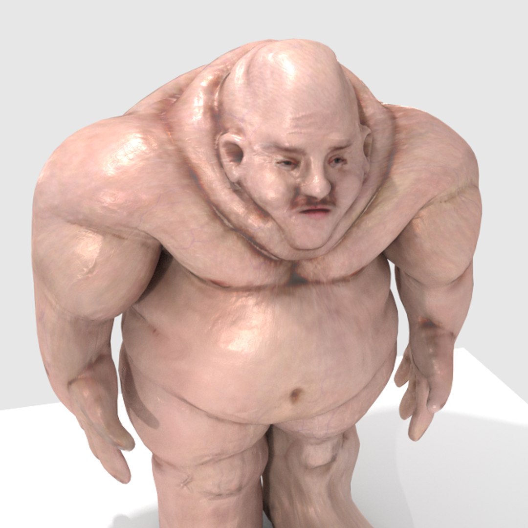Fatty Humanoid 3d Model