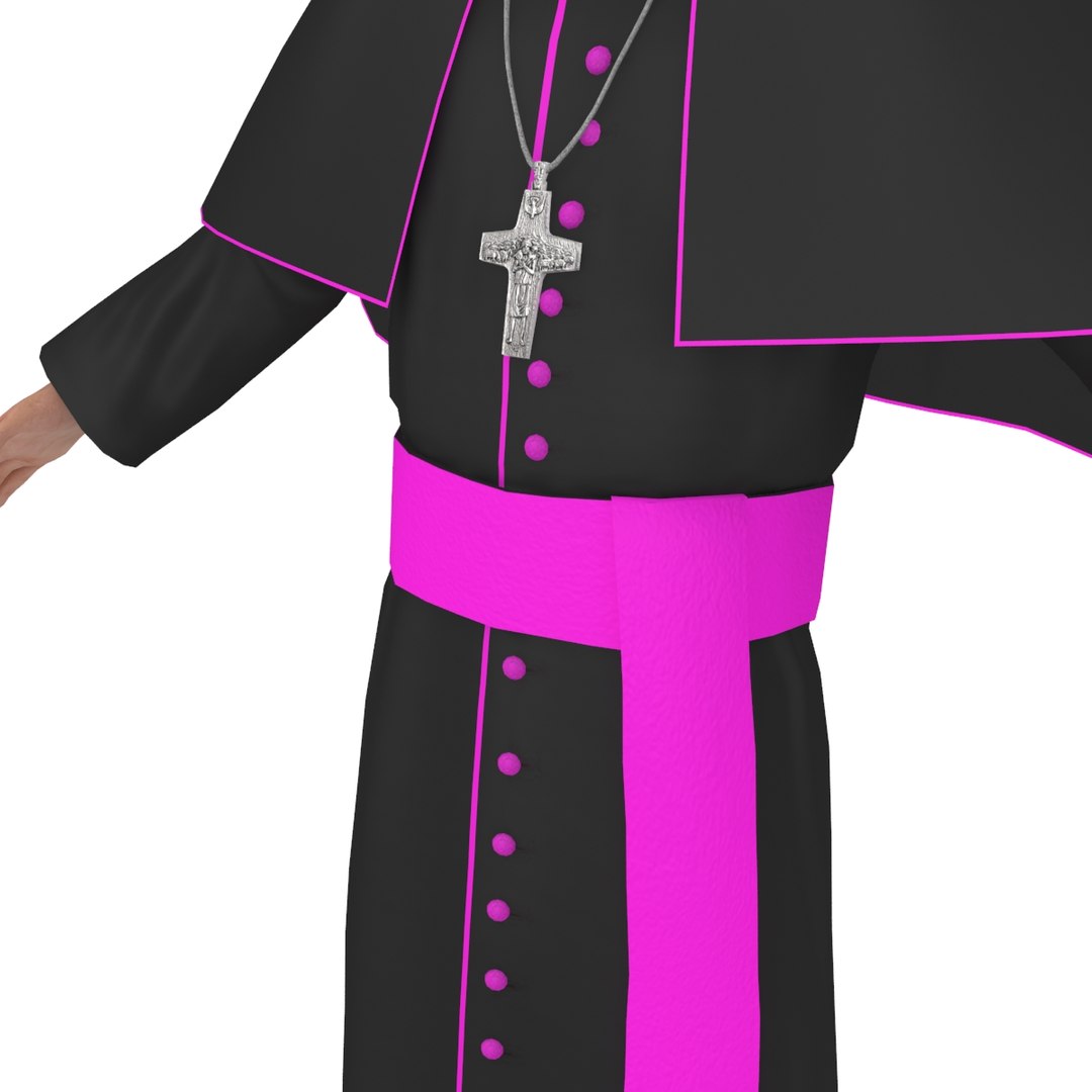3D Cardinal Priest - TurboSquid 1282171
