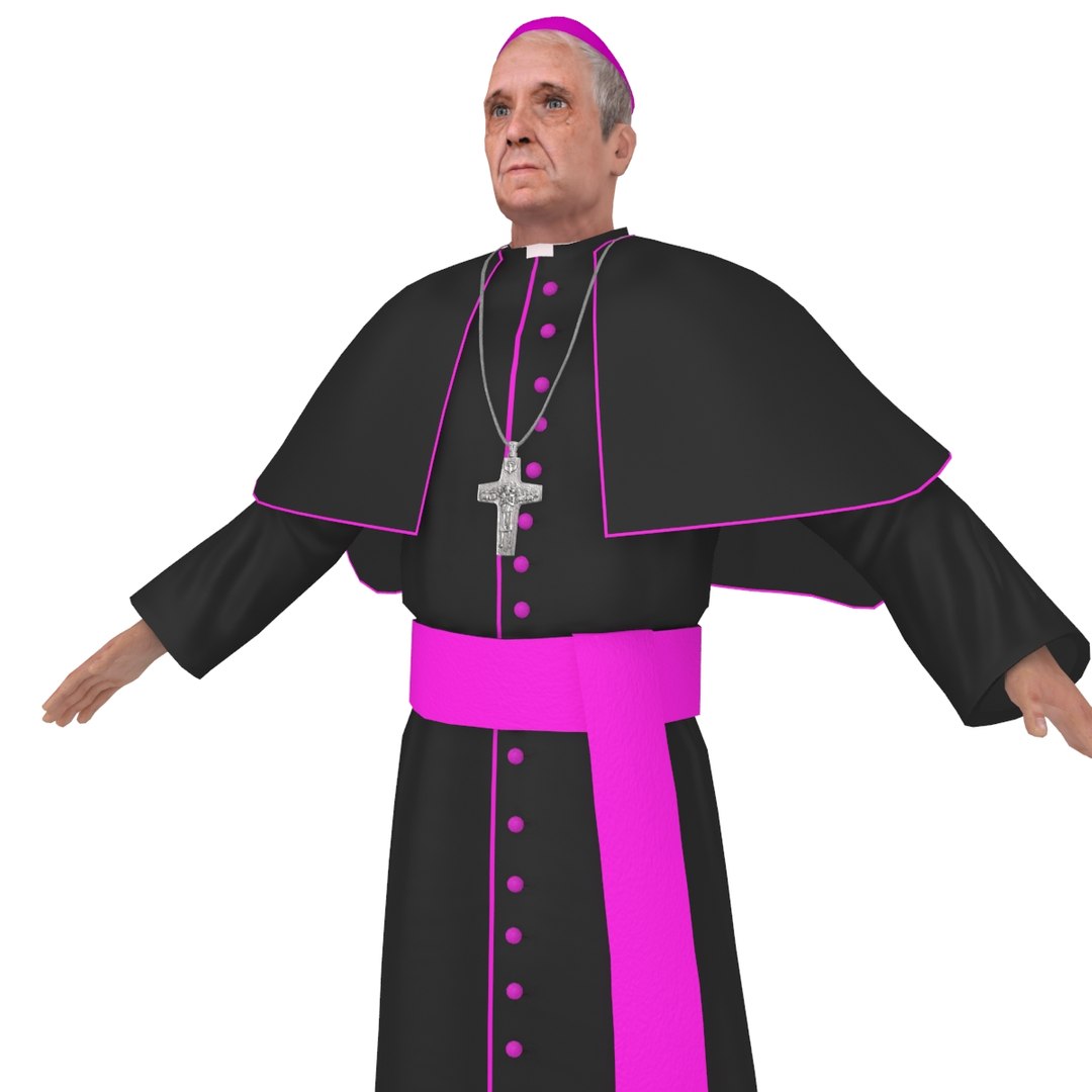 3D Cardinal Priest - TurboSquid 1282171