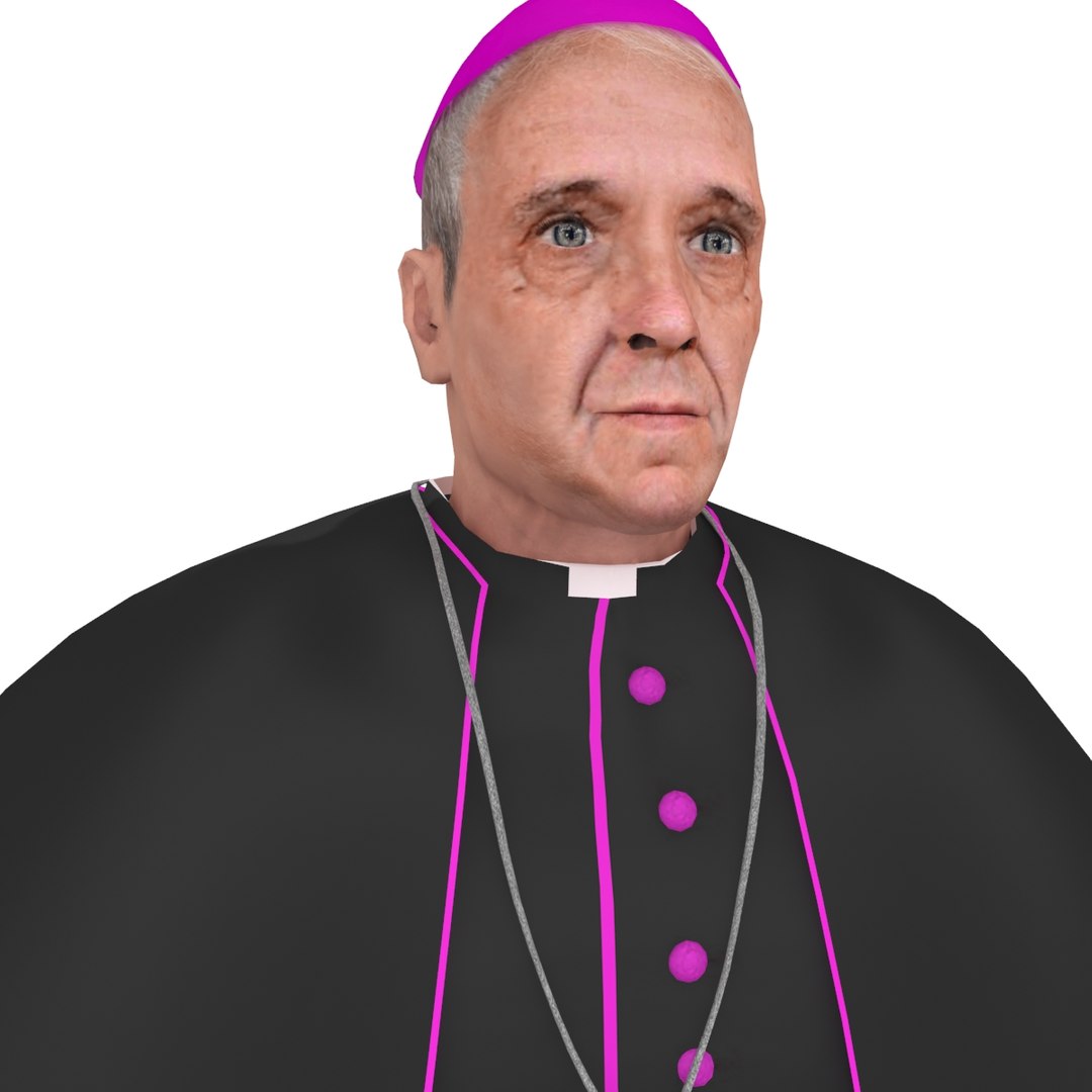 3D Cardinal Priest - TurboSquid 1282171