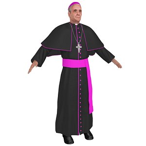 3D cardinal priest