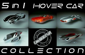5 1 cool hover car 3D model