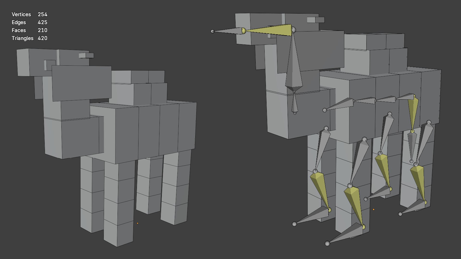 Minecraft Camel Rigged 3D Model Game Ready 4K PBR 3D model https://p.turbosquid.com/ts-thumb/tu/UfoSX8/TS/wire/png/1789984550/1920x1080/fit_q87/f6c7993e600f8a56bc95e980be72e8563427b20f/wire.jpg