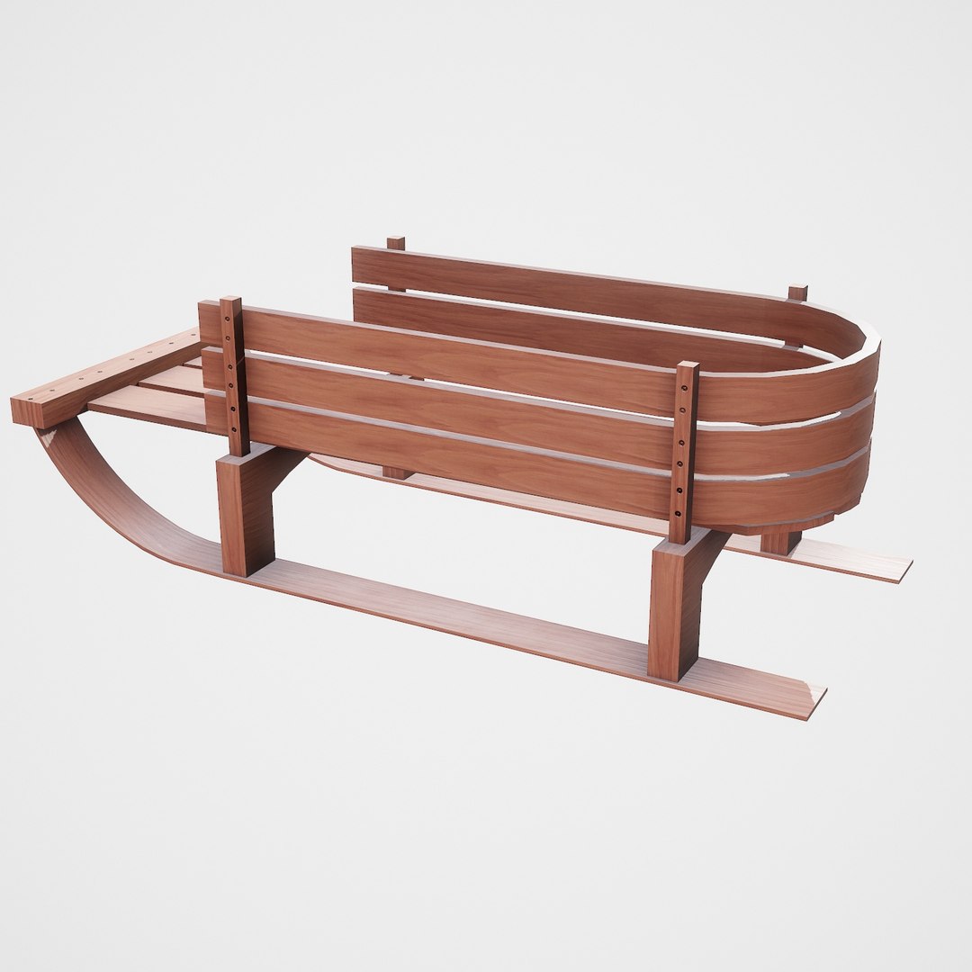 Snow Sledge 3D Model - TurboSquid 1659879