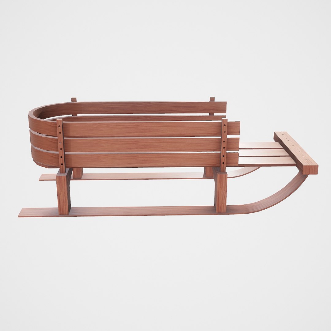 Snow Sledge 3D Model - TurboSquid 1659879