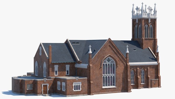 Vincent ferrer catholic church 3D model - TurboSquid 1443807