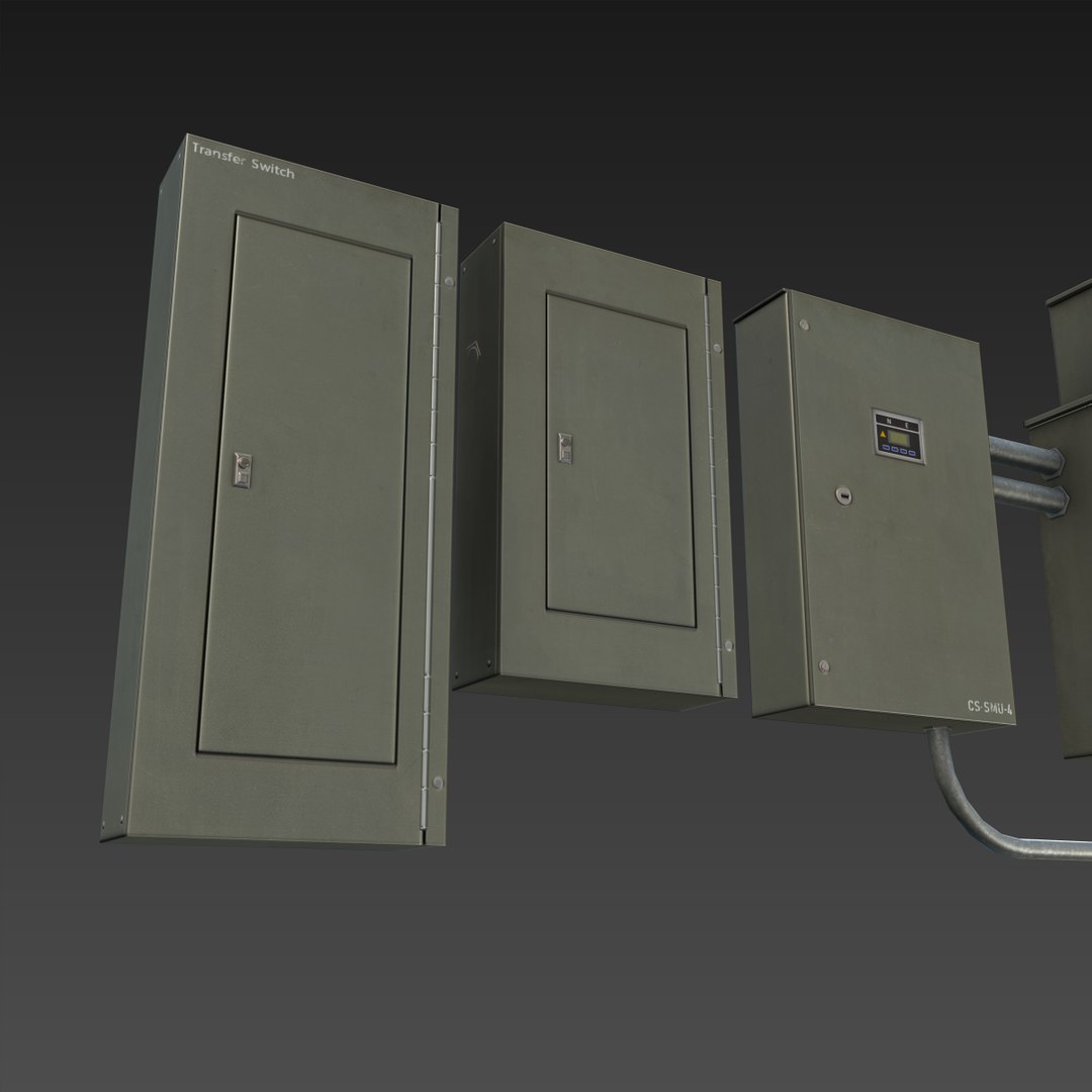 3d Model Electrical Boxes