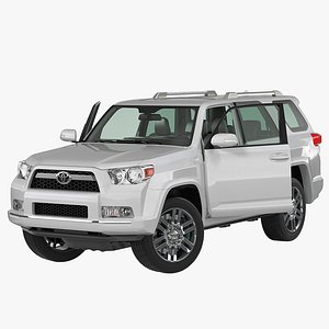 3d model toyota 4runner rigged 2012