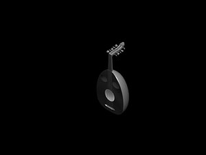 3D music oud model