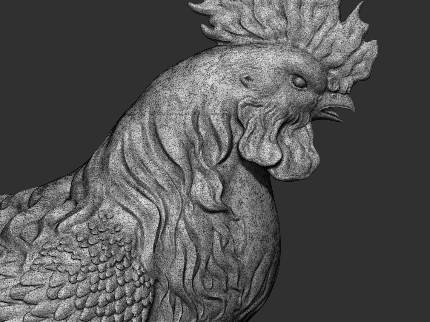 3D Rooster - TurboSquid 2049435