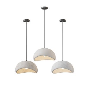 Wabi Sabi Pendant Light C 3D model