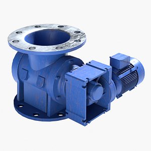3D Rotary Airlock Valve model