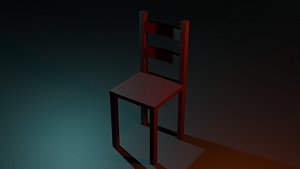 3D Redwood Chair