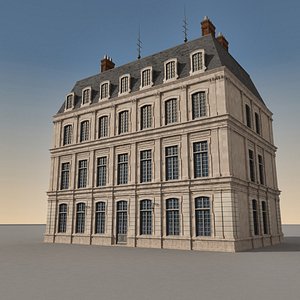 3ds max european building europe