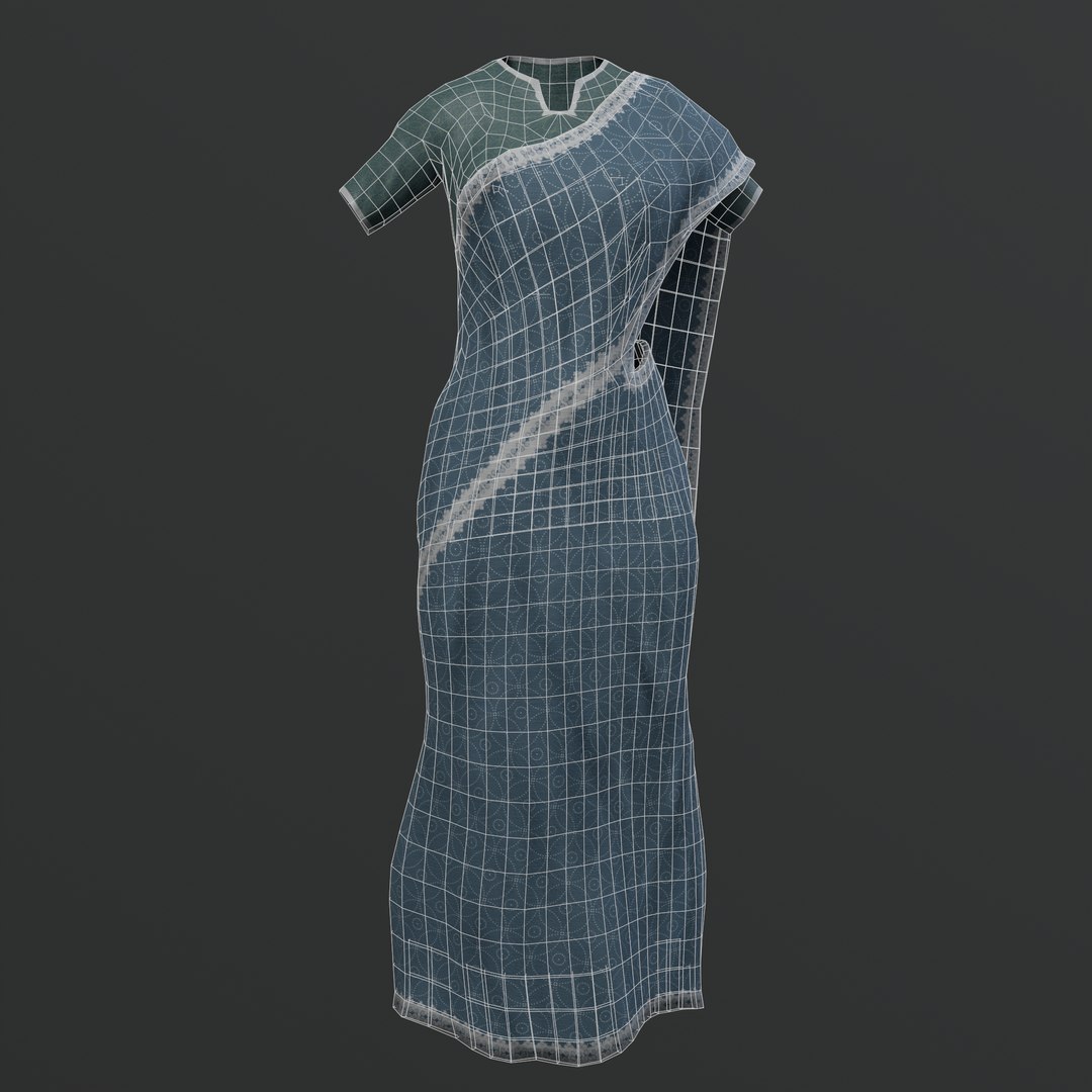 Low Poly Traditional Saree 3D Model - TurboSquid 2118656