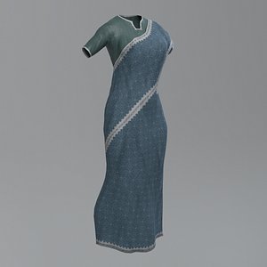 3D Saree Models | TurboSquid