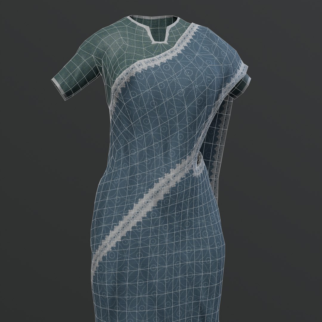 Low Poly Traditional Saree 3d Model - Turbosquid 2118656