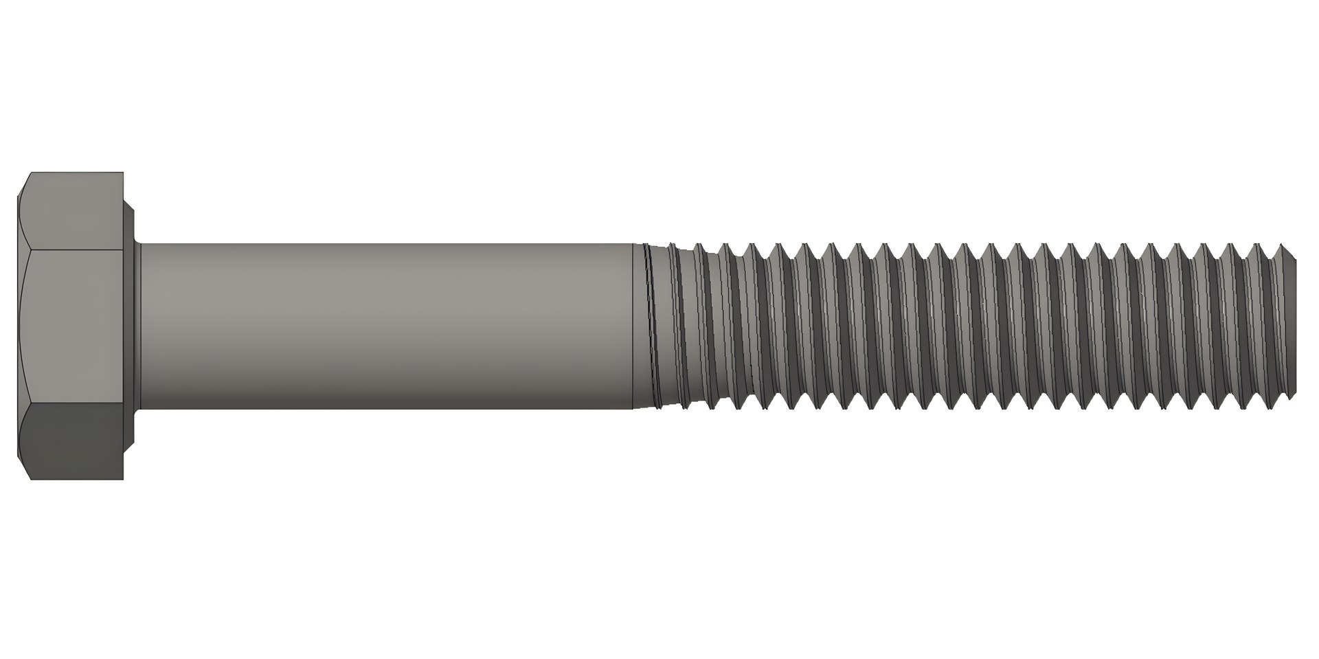 3D Screw Bolt M5 L35 ISO 4014 Model - TurboSquid 2122572