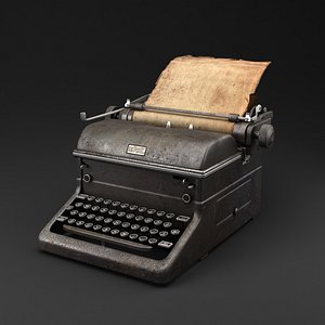 typewriter vintage model