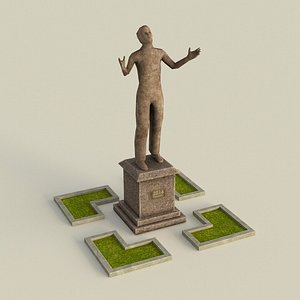 3d model ready statue