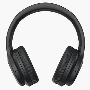 3D Headphones Black model