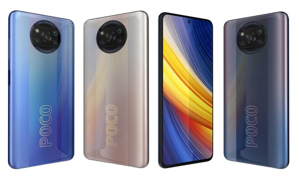 3D Xiaomi Poco X3 Pro All Colors model