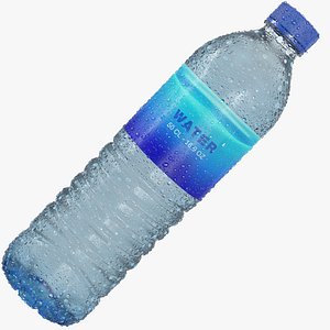 Condensation Water Bottle 50 CL 16.9 OZ 3D model