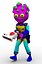 Pink Alien Cartoon