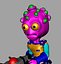 Pink Alien Cartoon
