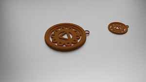 pendant manipura solar 3D model