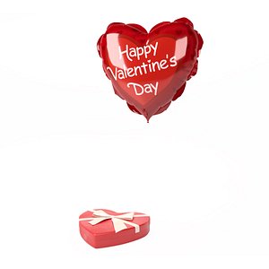 3D valentines gift model