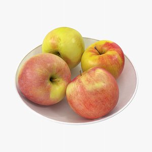 Apples on a plate