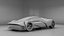 Concept de voiture de course futuriste MidPoly