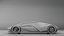 Concept de voiture de course futuriste MidPoly